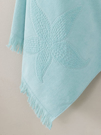 Nima Starfish Βαμβακερή Γαλάζια 160x90εκ.