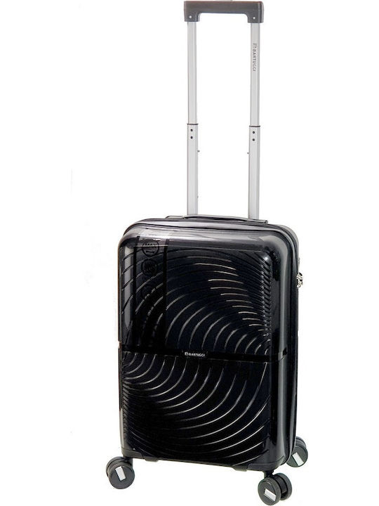 Bartuggi Cabin Hard Black Suitcase with 4 Wheels