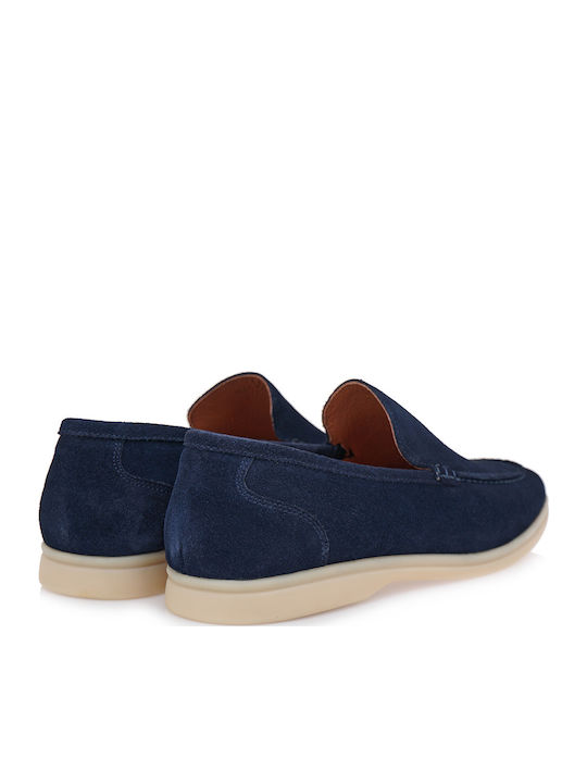 Men's Suede Loafers Blue