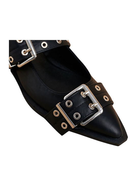 attrattivo Pumps mit Riemchen Schwarz