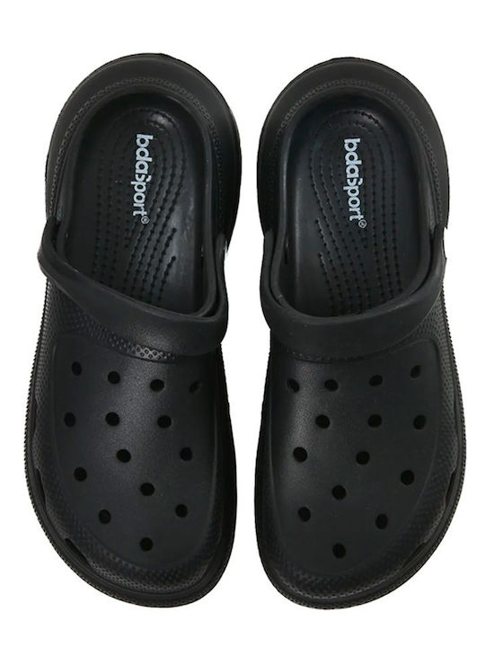 Body Action Women's Clogs Black