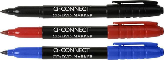 Q-Connect Μαρκαδόρος για CD/DVD Μπλε 1mm