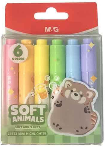 M&G Highlighters Multicolour 6pcs