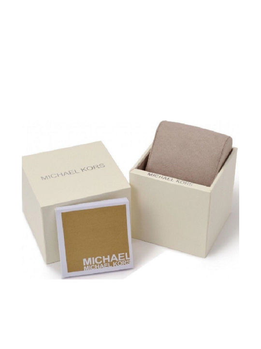 Michael Kors Lexington Damen Uhr Chronograph mit Silber Metallarmband