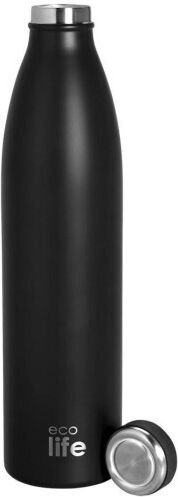 Lifegreen Μπουκάλι Θερμός Ανοξείδωτο BPA Free 1lt Black