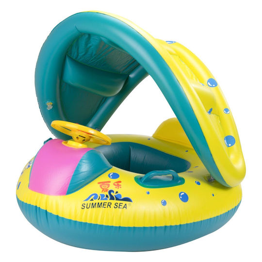 Παιδικό Σωσίβιο Swimtrainer με Μήκος 73εκ. για 3 Ετών και Άνω Κίτρινο Βαρκάκι