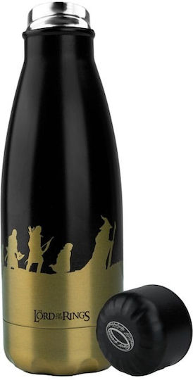 Cinereplicas Lord Rings Kinderflasche Thermos Rostfreier Stahl Schwarz 500ml