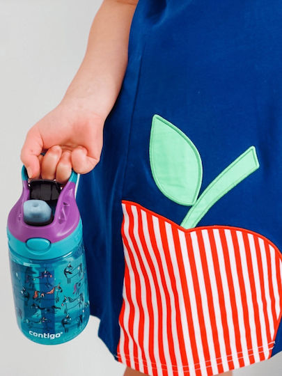 Contigo Easy Clean Kids Water Bottle 420ml Unicorns