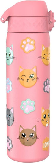 Ion8 Katzen Kinderflasche Thermos Rostfreier Stahl 500ml (Verschiedene Designs/Farben)