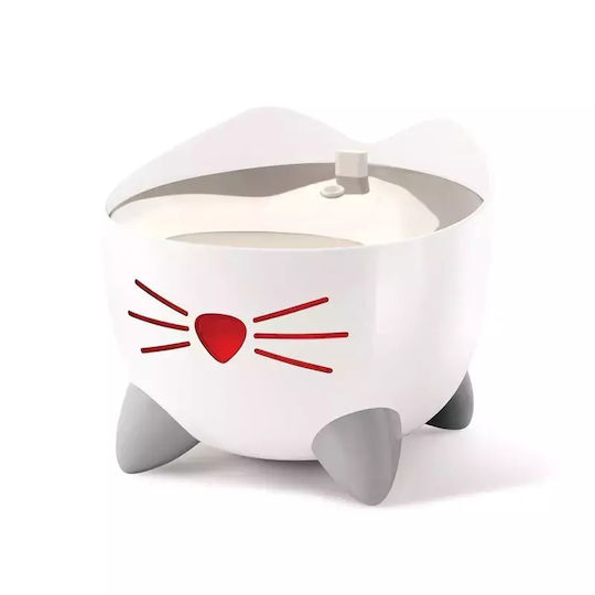 Catit Pixi Automatic Stainless Steel Waterer / Fountain for Dog & Cat 3x 2lt 17cm in White Color
