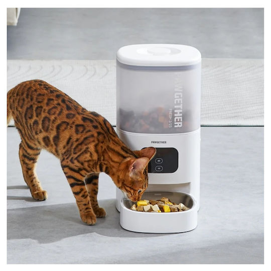 Pawgether Fresh 2s Automatic Silicone Food & Water Bowl with Container for Dog & Cat 2 x 4lt 18.8x18.8x35.5cm