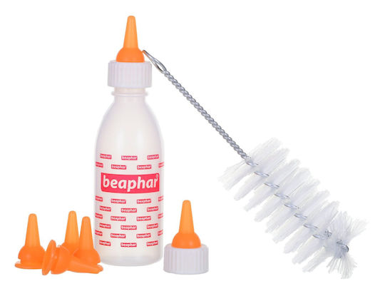 Beaphar Nursing Set Plastic Sticlă Apă pentru Câine & Pisică în Culoare Alb