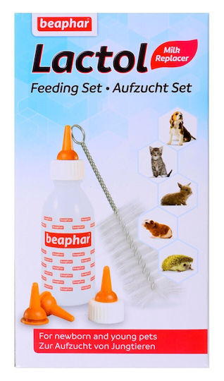 Beaphar Nursing Set Plastic Sticlă Apă pentru Câine & Pisică în Culoare Alb