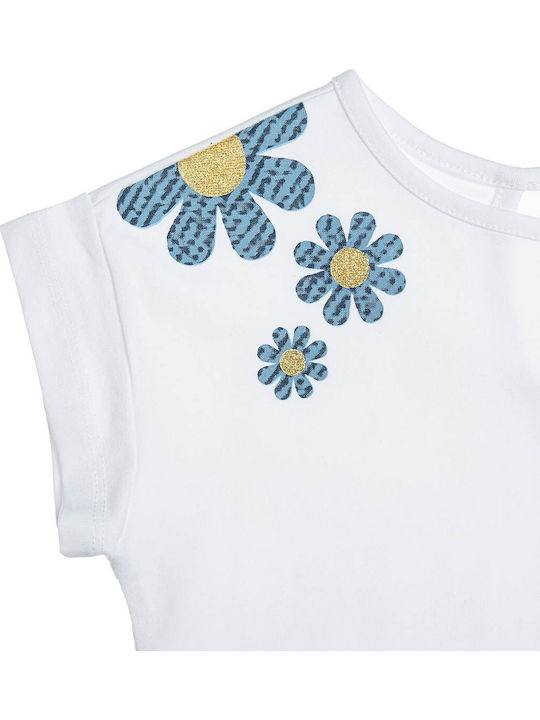 Kids' Set with Shorts Summer 2pcs White