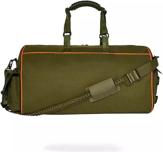 Sprayground Spec Ops Global Hawk Emperor Σακ Βουαγιάζ 35lt Χακί από Δερματίνη Μ50xΠ25xΥ27εκ.