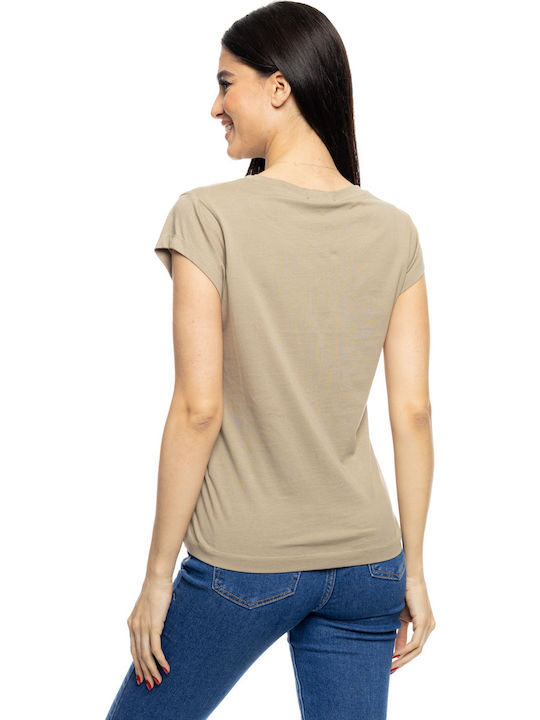 Women's T-shirt Khaki