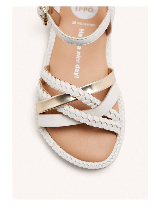 Kinder Sandalen Weiß