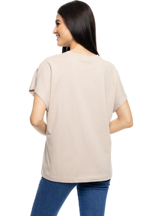 Women's T-shirt Beige