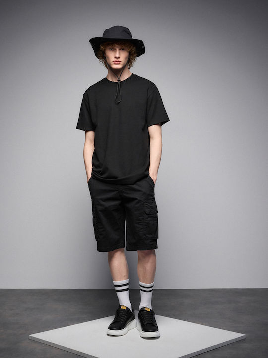 Ανδρική Βερμούδα Cargo Black