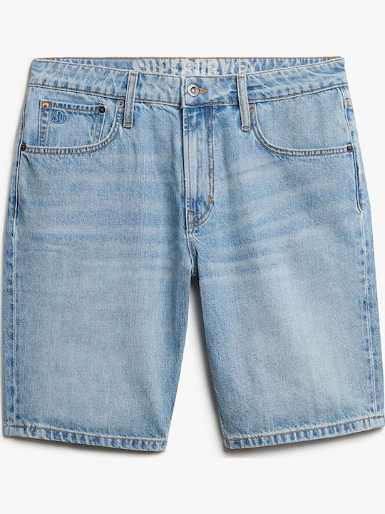 Ovin Vintage Men's Shorts Fairfield Light Blue