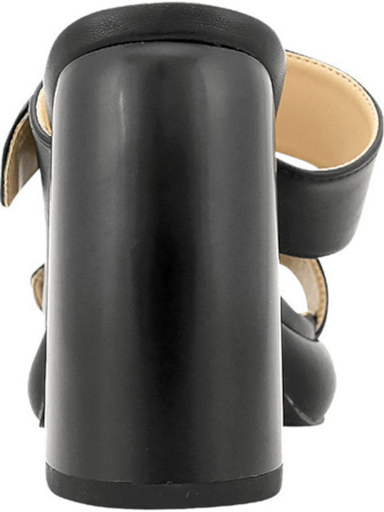 Moshel Leather Sandals Black