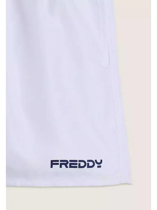 Men's Swimwear Shorts White with Patterns