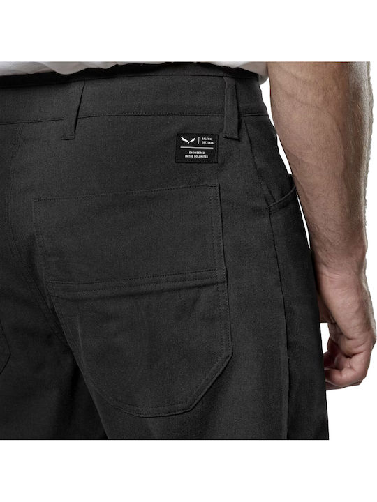 Fanes Pantaloni în Fit Regular Negru