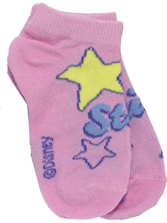 Disney Kids' Ankle Socks Lilo & Stitch White 3 Pairs