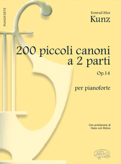 Kunz 200 Piccoli Canoni A 2 Parti Op.14