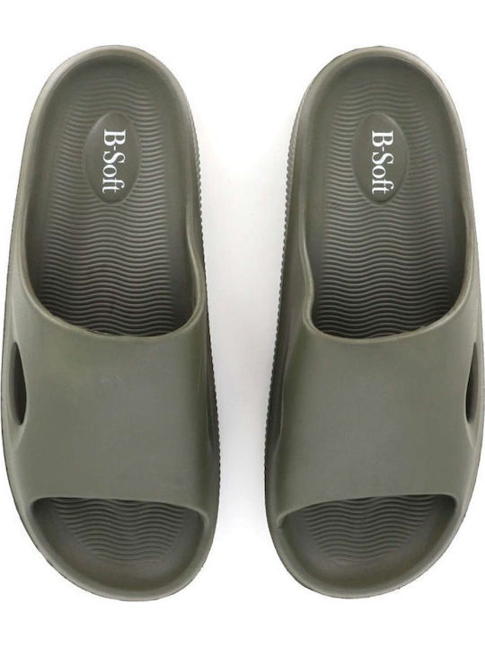 Men's Slides Khaki
