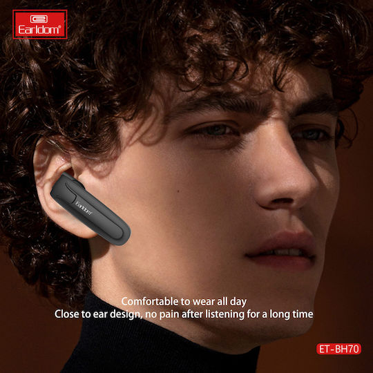 Earldom ET-BH70 Earbud Bluetooth хендсфри Слушалка Черен