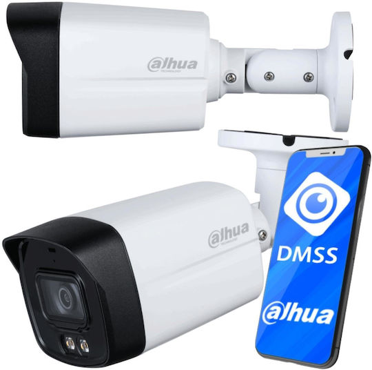 Dahua IPC-HFW1439TL1-A-IL IP Überwachungskamera Full HD+ 4MP Wasserdicht mit Mikrofon und Objektiv 2.8mm