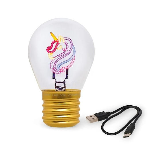 Unicorn Kinder Dekorative Lampe 10.3x6.8cm