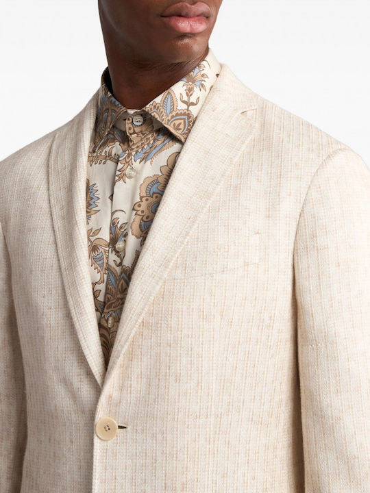 Sommer Herrenanzugsjacke Beige