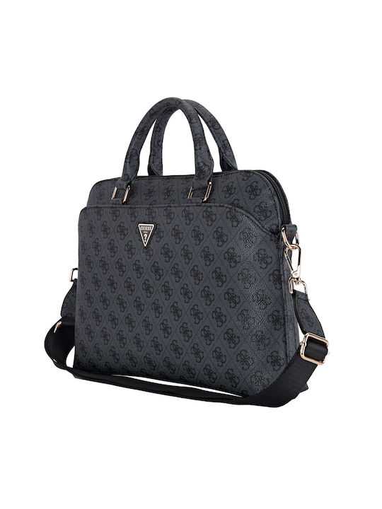 Guess Grained 4g Logo Geantă pentru laptop 15" în culoarea Negru