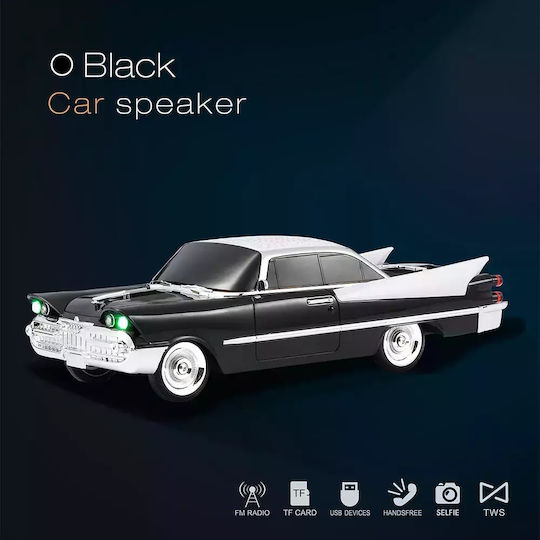 WSTER WS-1955 Bluetooth Speaker 5W with Radio and Battery Life up to 4 hours Black