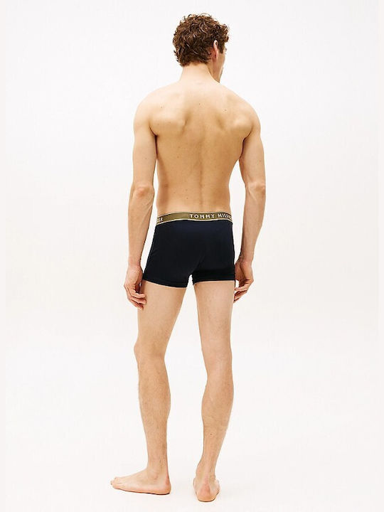 Men's Boxers Dark Blue with Patterns 3Pack