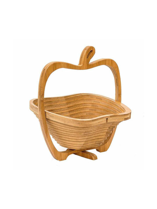 Καλάθι Αποθήκευσης Bamboo 22x20cm