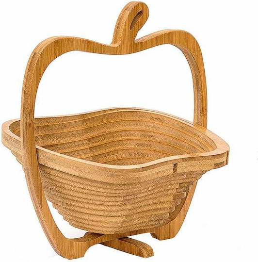Καλάθι Αποθήκευσης Bamboo 22x20cm