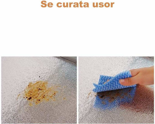 Autocolant anti-mucegai pentru bucătărie Siks, antibacterian, ușor de curățat, design durabil din aluminiu, PVC, 40 x 200 cm