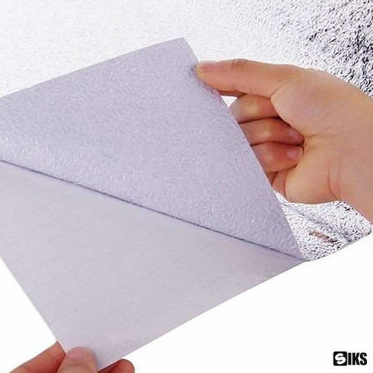 Autocolant anti-mucegai pentru bucătărie Siks, antibacterian, ușor de curățat, design durabil din aluminiu, PVC, 40 x 200 cm