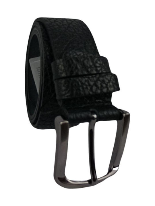 Classic Men's Leather Belt Dac Shop Anthracite Black