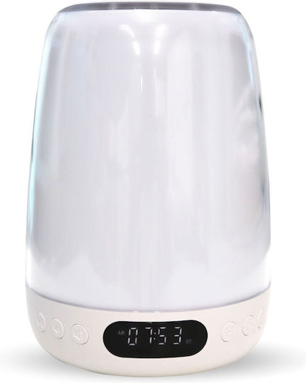 Touch Control Night Light Επιτραπέζιο Ψηφιακό Ρολόι με Ξυπνητήρι Λευκό Touch Control Night Light Επιτραπέζιο Ψηφιακό Ρολόι με Ξυπνητήρι Λευκό