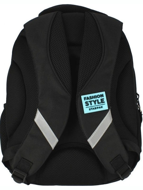 Starpak Schulranzen Rucksack Junior High-High School Schwarz 20Liter