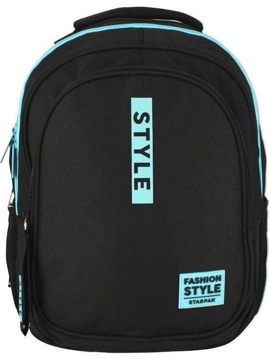 Starpak Schulranzen Rucksack Junior High-High School Schwarz 20Liter