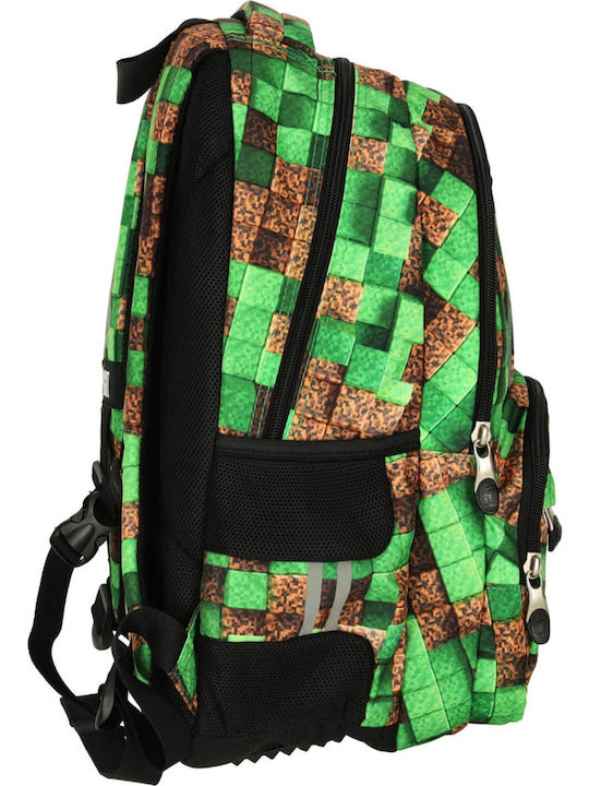 St. Majewski Schulranzen Rucksack Grün 21Liter