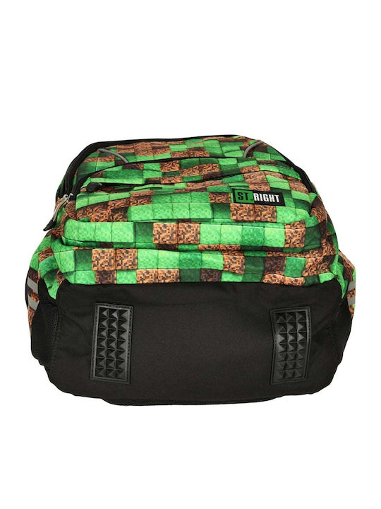 St. Majewski Schulranzen Rucksack Grün 21Liter