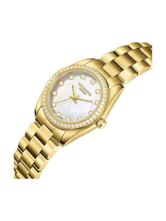 Lee Cooper Crystals Watch with Battery Mechanism