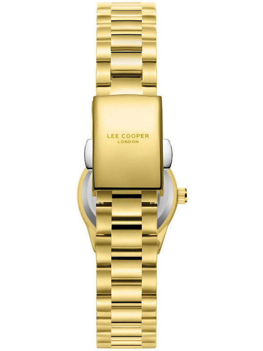 Lee Cooper Women's Bracelet Watch 23mm Battery with Gold Stainless Steel Bracelet