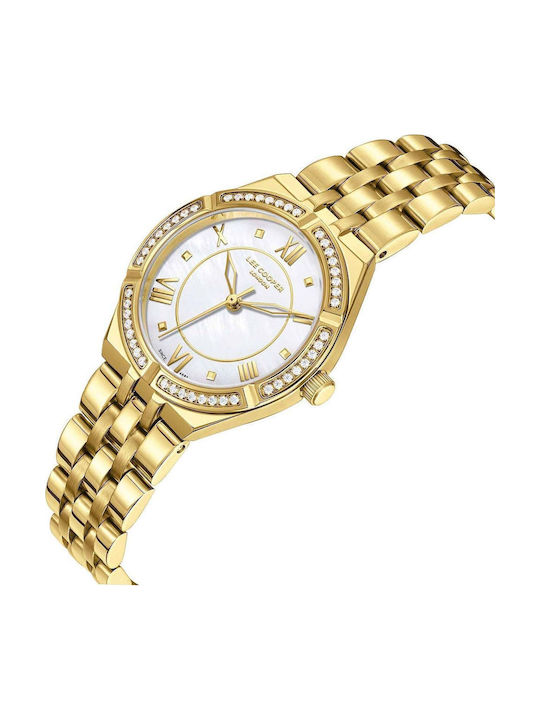 Lee Cooper Crystals Watch with Battery Mechanism